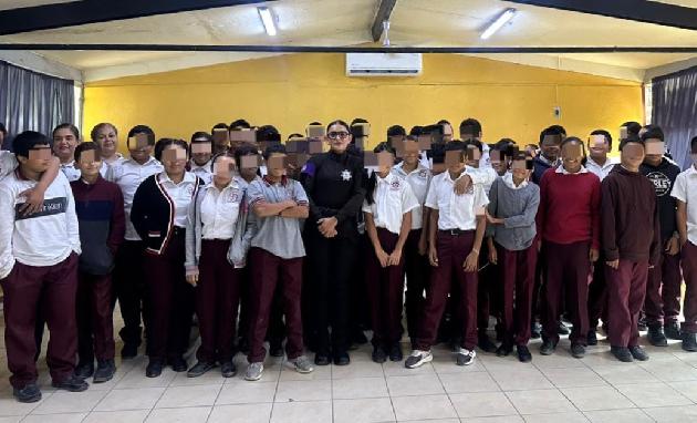Guardia Estatal de Género imparte talleres contra el acoso y la violencia a estudiantes de Reynosa y Mante